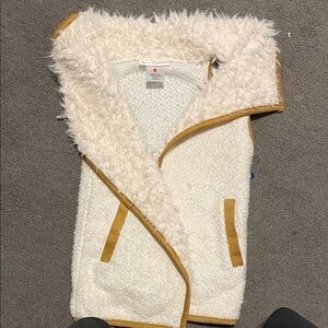 American Girl Cream and Tan Vest